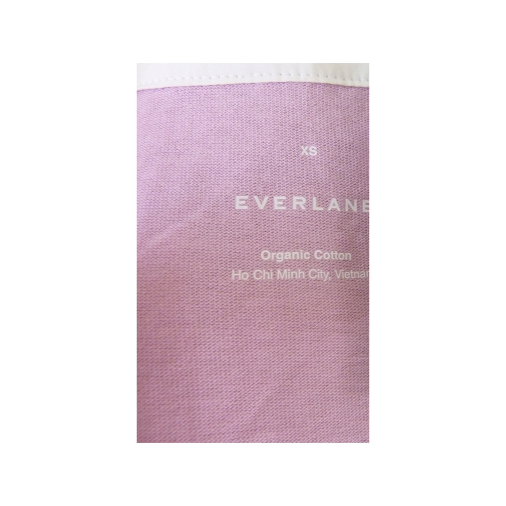 NWOT Everlane The Retro Jersey Polo Mauve Bone Purple size XS - Picture 7 of 8